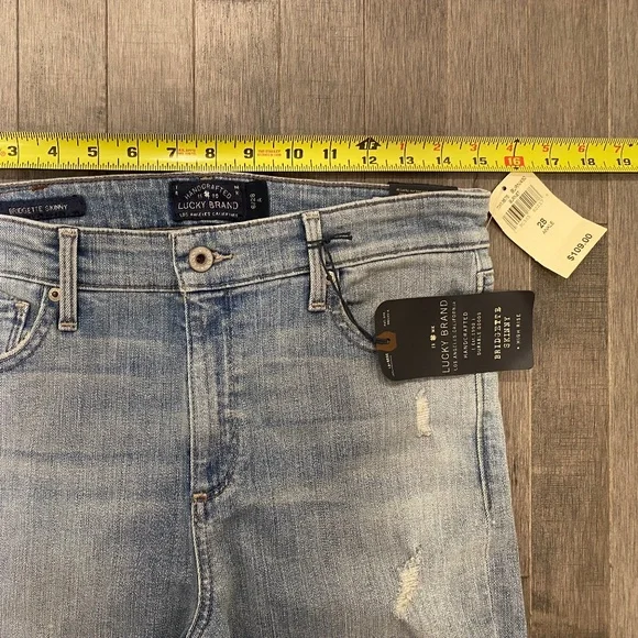 NWT Lucky Brand Bridgette Skinny High Rise Jeans - Picture 10 of 12